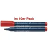  10 Permanentmarker Maxx 133 von Schneider, rot 